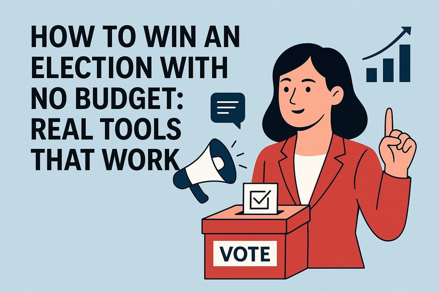 How to Win an Election With No Budget: Real Tools That Work