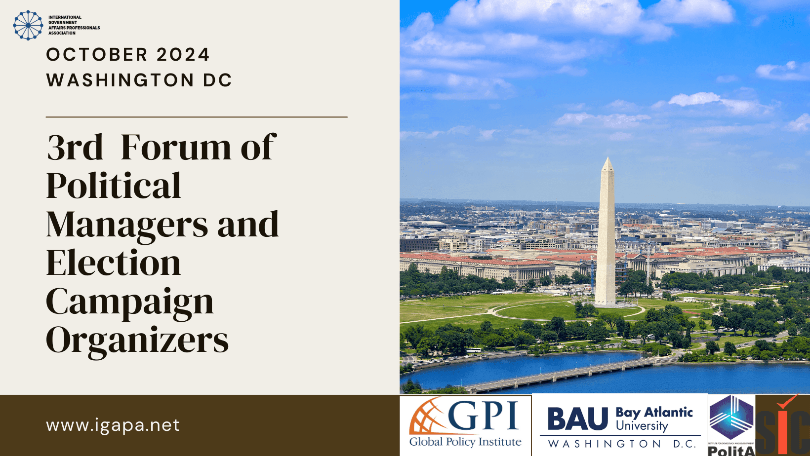 3rd Forum of Political Managers and Election Campaign Organizers