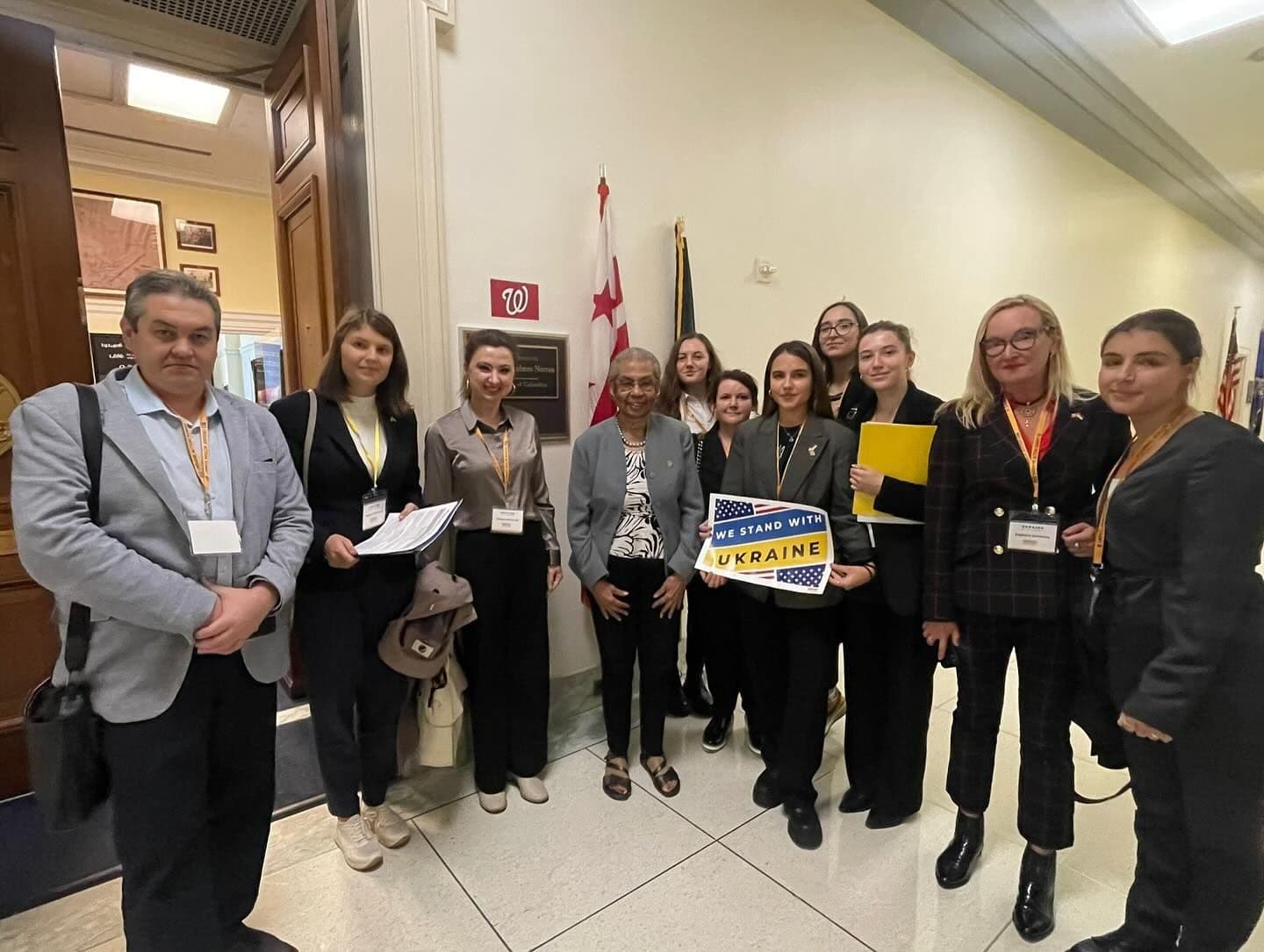 Meeting with Congresswoman Eleanor Holmes Norton